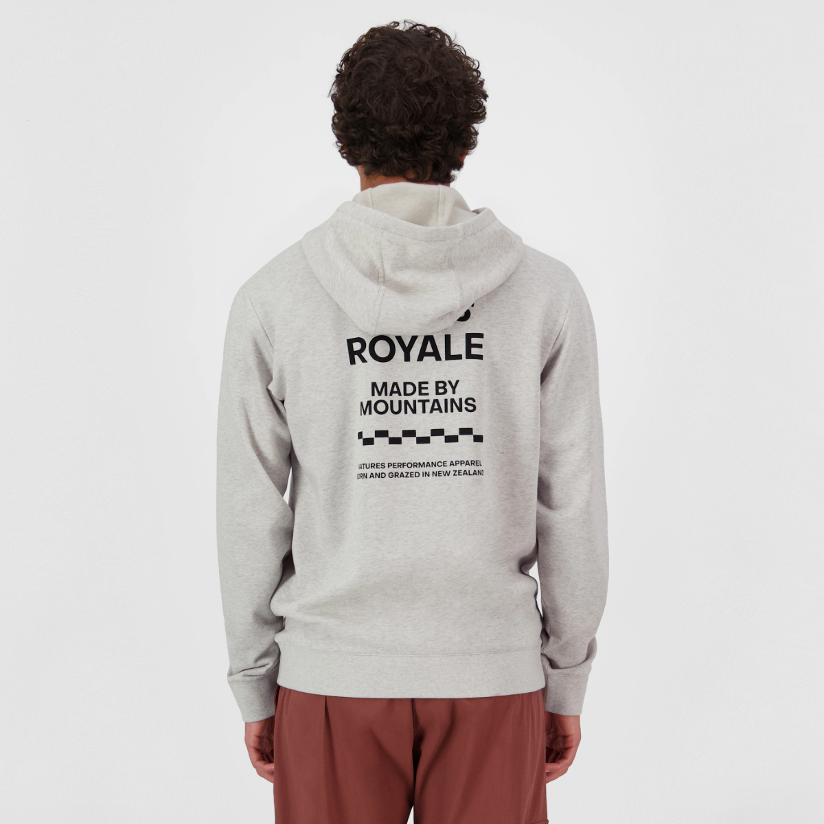 Mons Royale (Sample) - Men's Inversion Merino Hoodie - Light Grey Heather