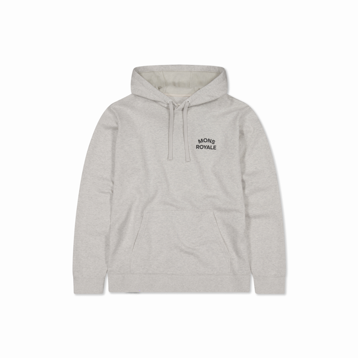 Mons Royale (Sample) - Men's Inversion Merino Hoodie - Light Grey Heather