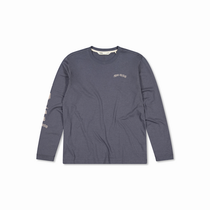 Mons Royale (Sample) - Men's Yonder Merino Organic Cotton Long Sleeve - Vintage Black