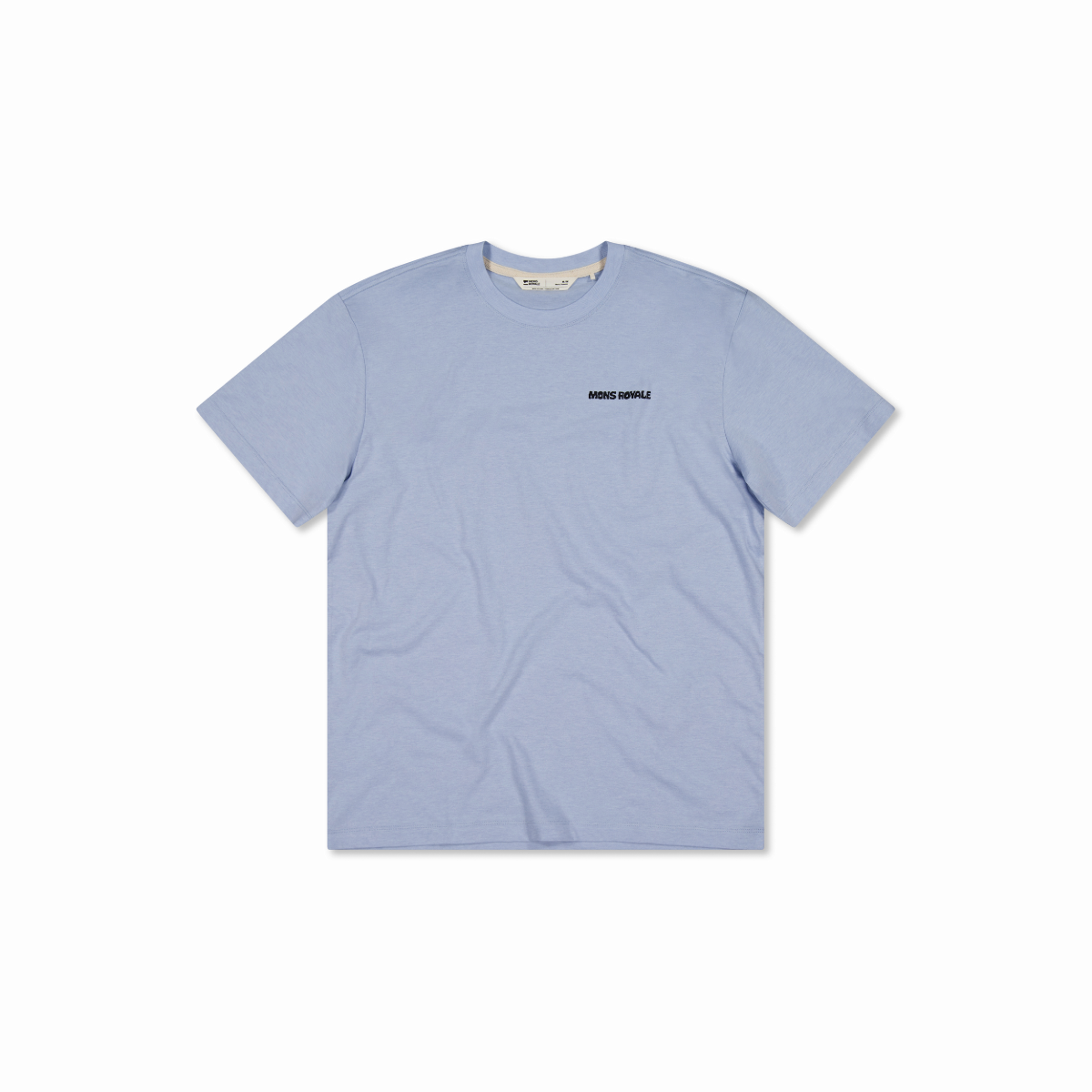 Mons Royale (Sample) - Men's Yonder Merino Organic Cotton T-Shirt - Frost - Futureproof.life