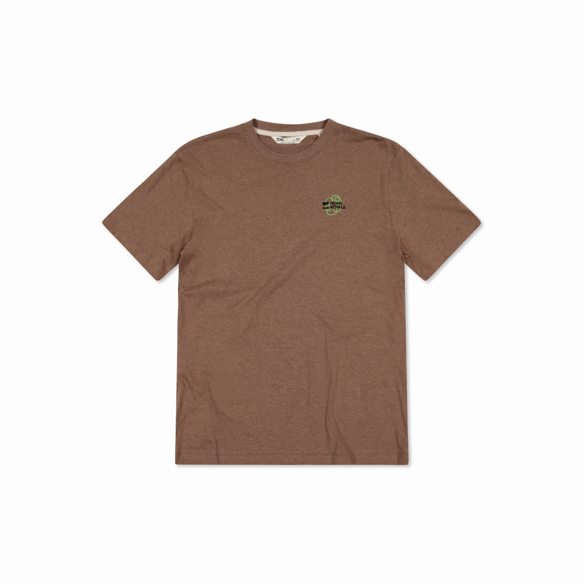 Mons Royale (Sample) - Men's Yonder Merino Organic Cotton T-Shirt - Mocha - Futureproof.life