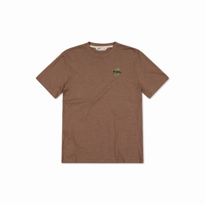 Mons Royale (Sample) - Men's Yonder Merino Organic Cotton T-Shirt - Mocha - Futureproof.life