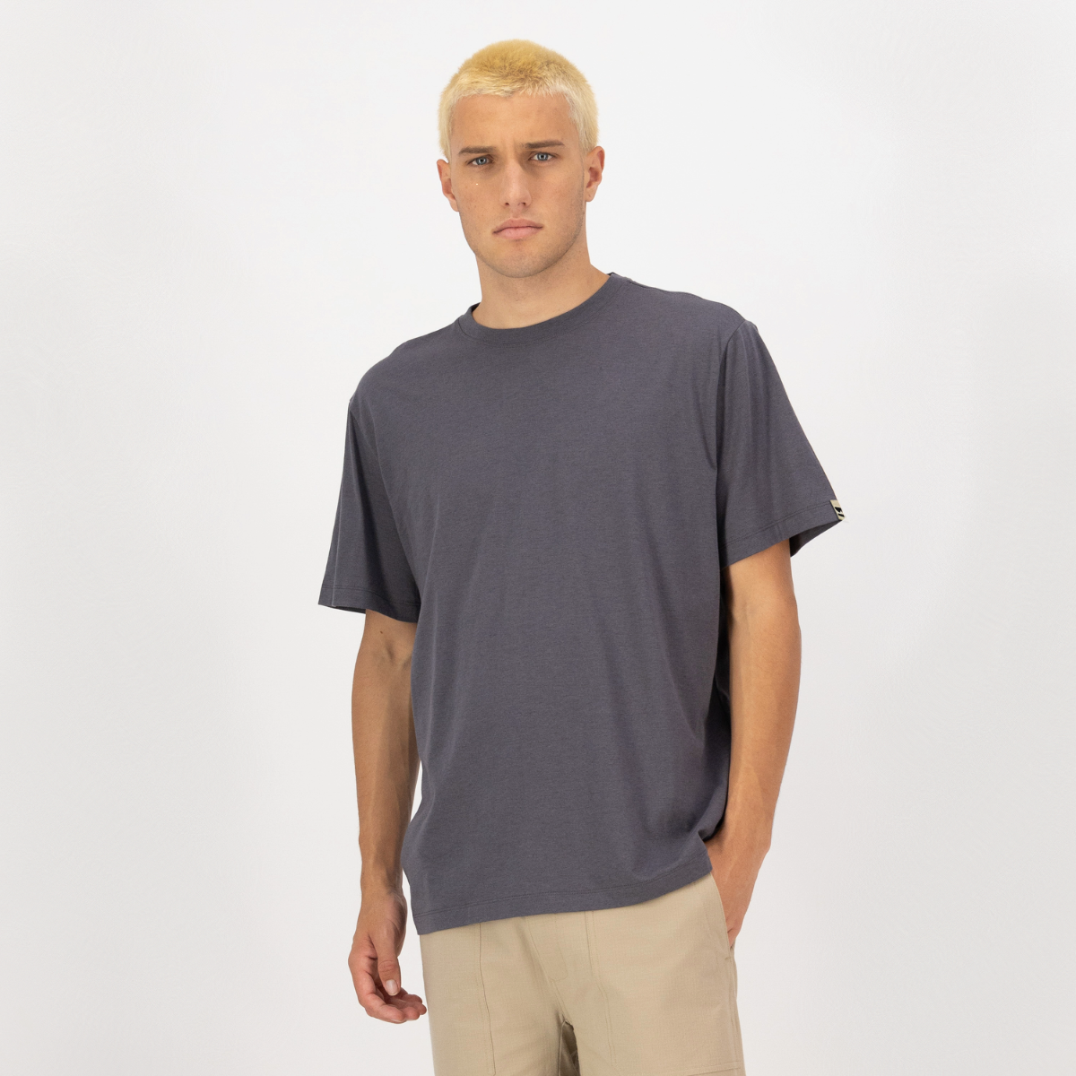 Mons Royale (Sample) - Men's Yonder Merino Organic Cotton T-Shirt - Vintage Black
