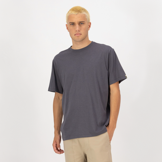 Mons Royale (Sample) - Men's Yonder Merino Organic Cotton T-Shirt - Vintage Black