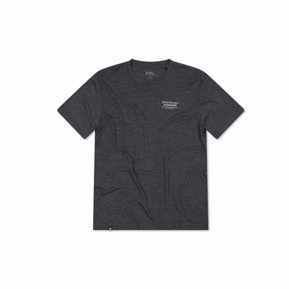 Mons Royale (Sample) - Men's Zephyr Merino Tencel™ T-Shirt - Smoke - Futureproof.life