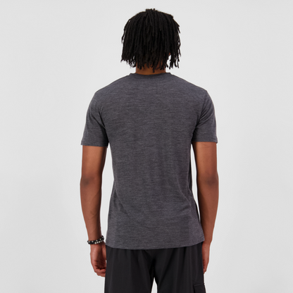 Mons Royale (Sample) - Men's Zephyr Merino Tencel™ T-Shirt - Smoke - Futureproof.life