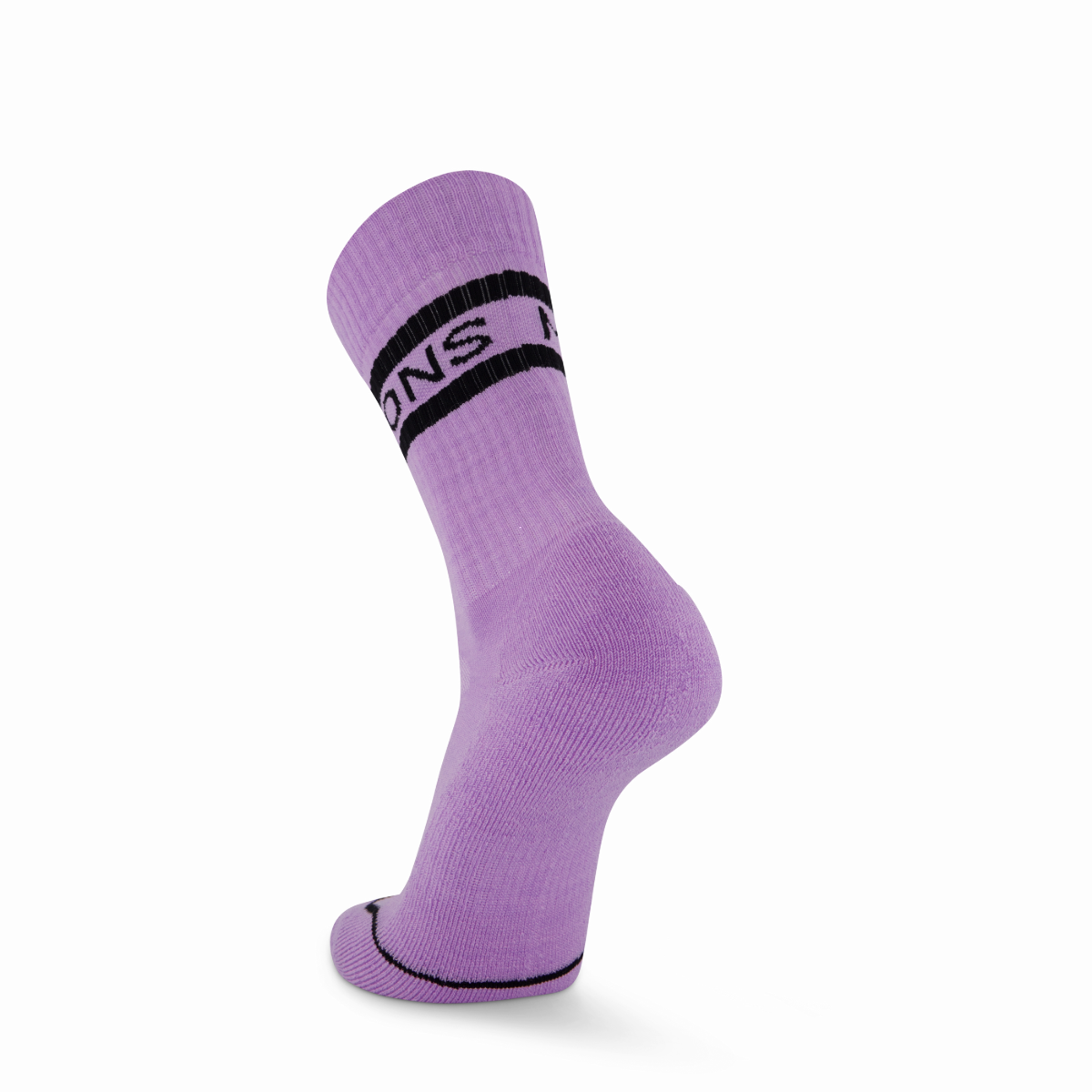 Mons Royale (Sample) - Unisex Signature Merino Crew Sock - Pastel Purple - Futureproof.life