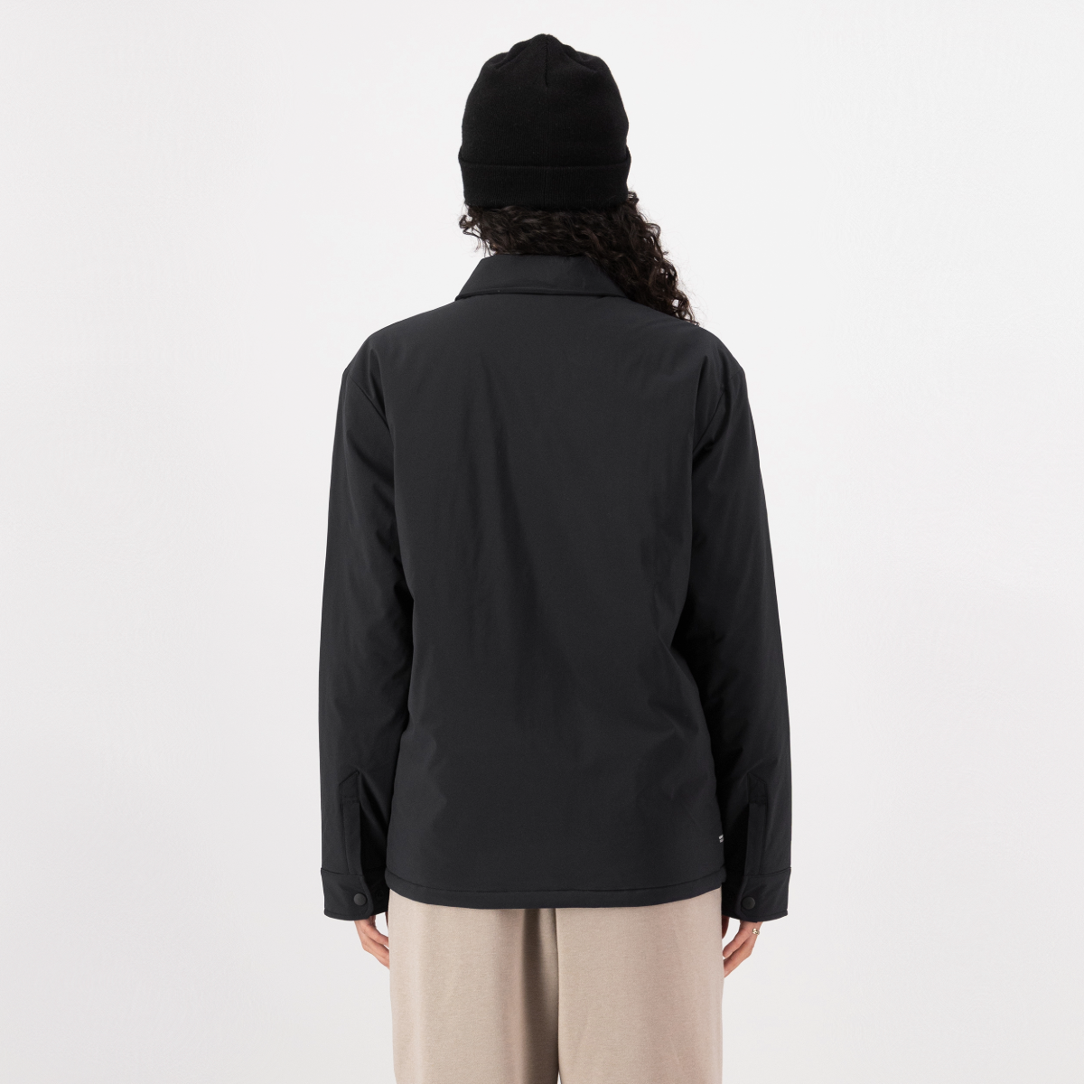Mons Royale (Sample) - Unisex Stacker Merino Insulated Jacket - Black/Basil - Futureproof.life