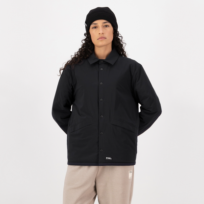 Mons Royale (Sample) - Unisex Stacker Merino Insulated Jacket - Black/Basil - Futureproof.life