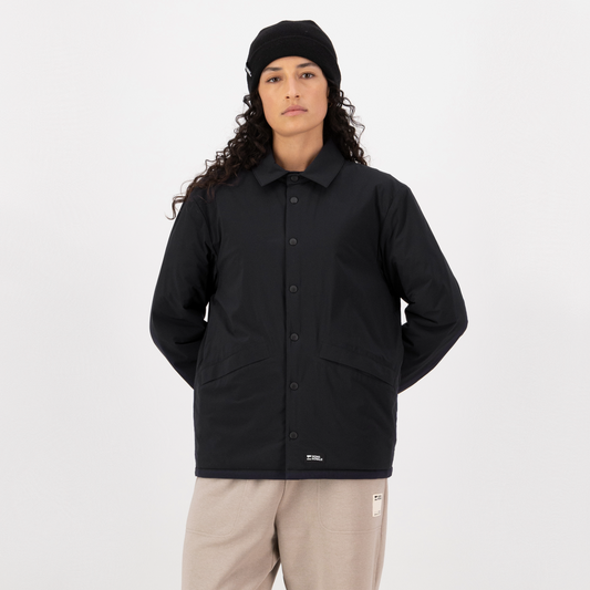 Mons Royale (Sample) - Unisex Stacker Merino Insulated Jacket - Black/Basil - Futureproof.life