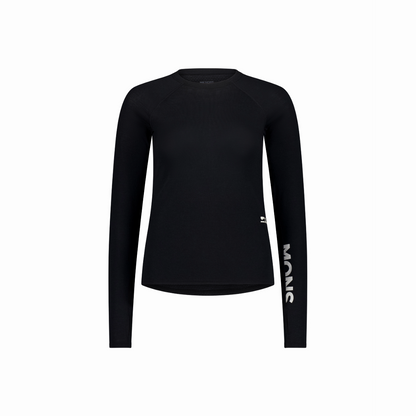 Mons Royale (Sample) - Women's Bella Merino Long Sleeve - Black - Futureproof.life