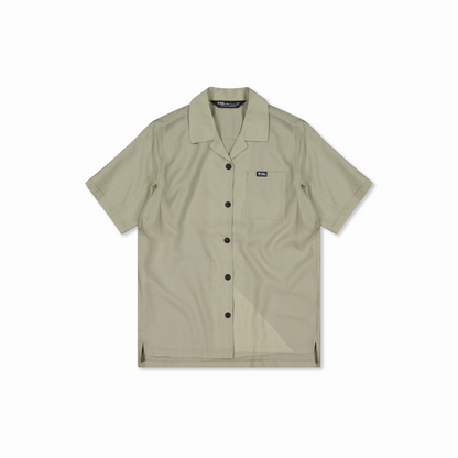 Mons Royale (Sample) - Women's Breezer Merino Short Sleeve Shirt - Dried Eucalyptus