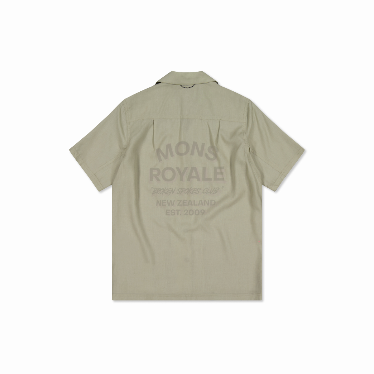 Mons Royale (Sample) - Women's Breezer Merino Short Sleeve Shirt - Dried Eucalyptus