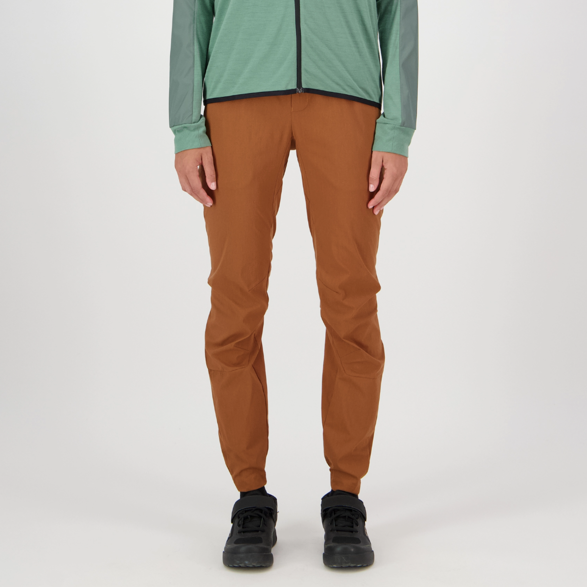 Mons Royale (Sample) - Women's Diversion Merino Trail Pants - Caramel - Futureproof.life