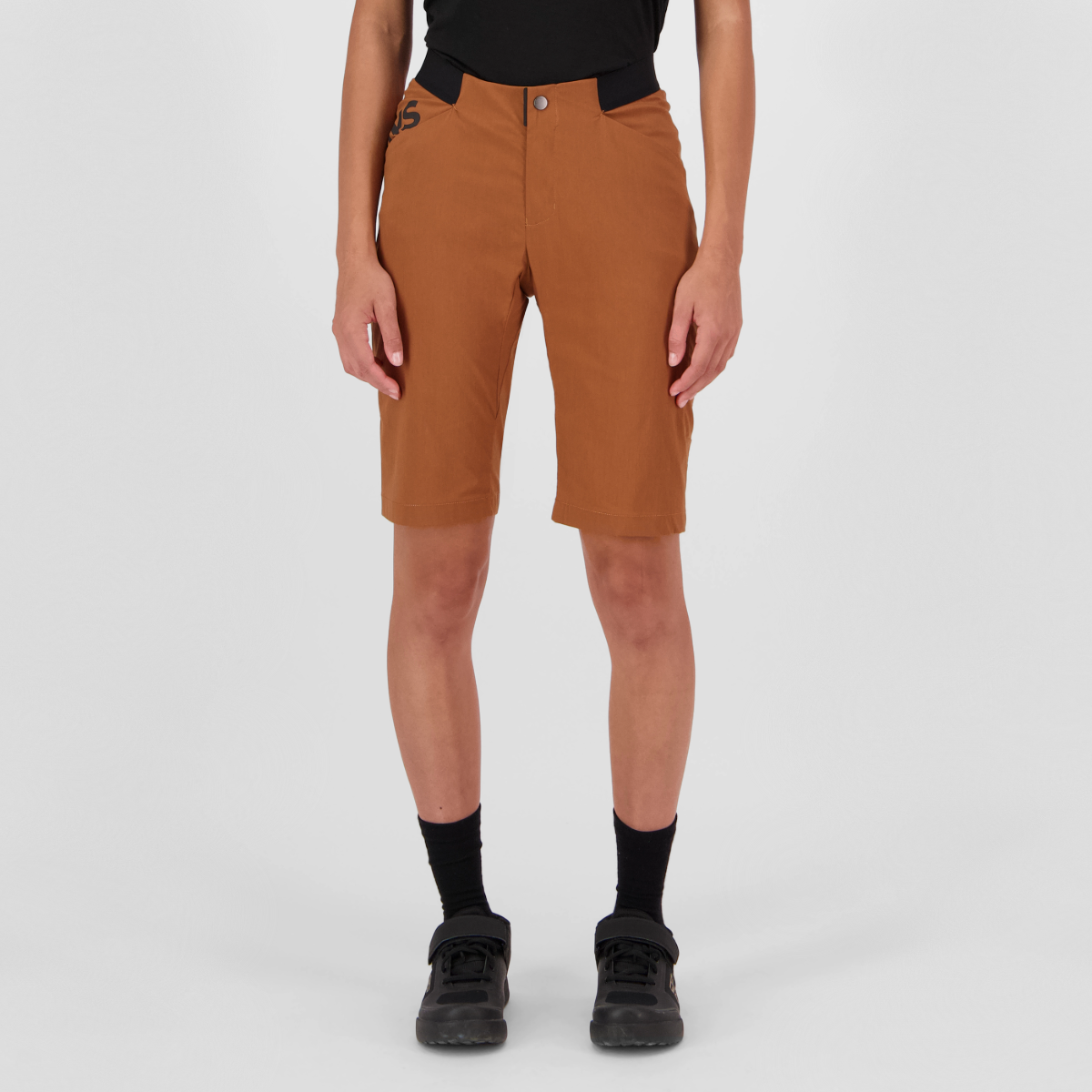 Mons Royale (Sample) - Women's Diversion Merino Trail Shorts - Caramel - Futureproof.life