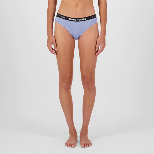 Mons Royale (Sample) - Women's Folo Merino Briefs - Skyline