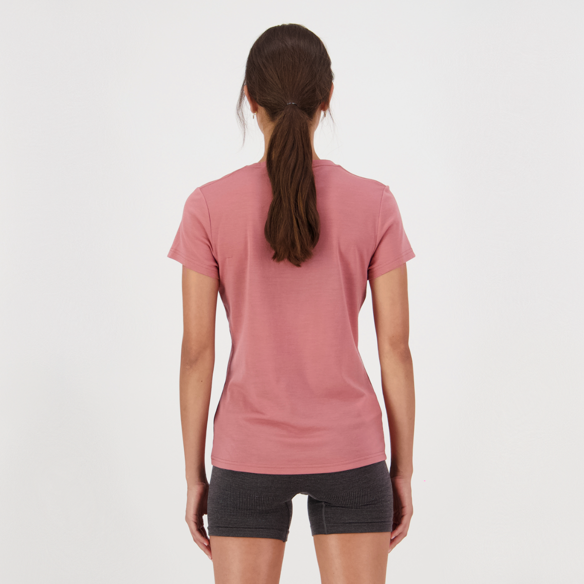 Mons Royale (Sample) - Women's Icon Merino Classic T-Shirt - Canyon Rose
