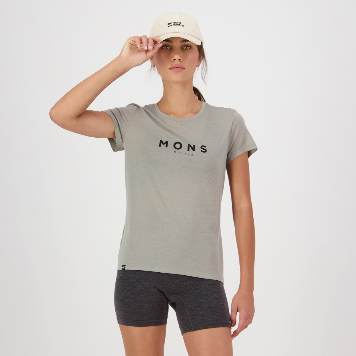 Mons Royale (Sample) - Women's Icon Merino Classic T-Shirt - Dried Sage