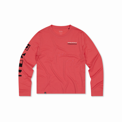 Mons Royale (Sample) - Women's Icon Merino Long Sleeve - Watermelon