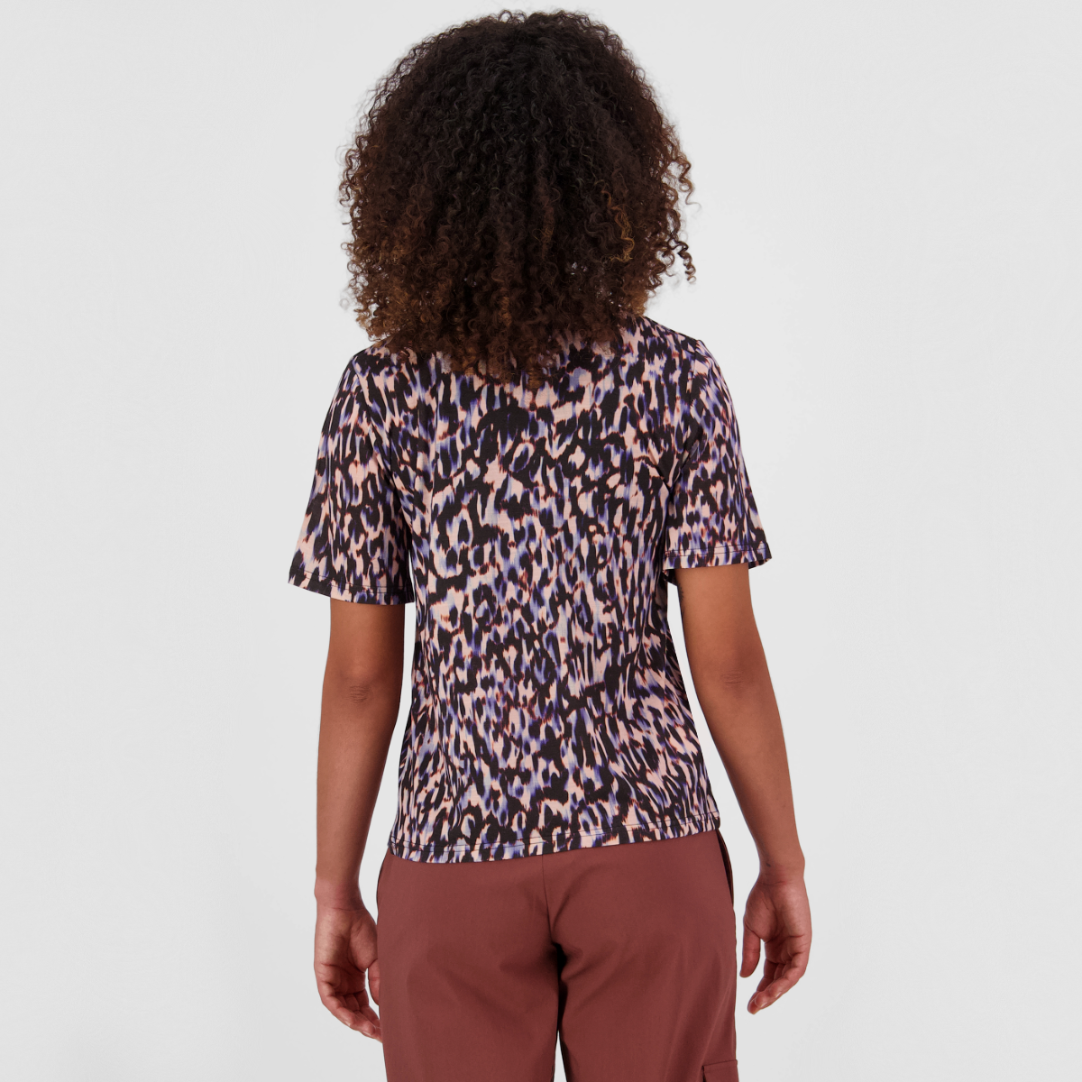 Mons Royale (Sample) - Women's Icon Merino T-Shirt - Rock Leopard - Futureproof.life