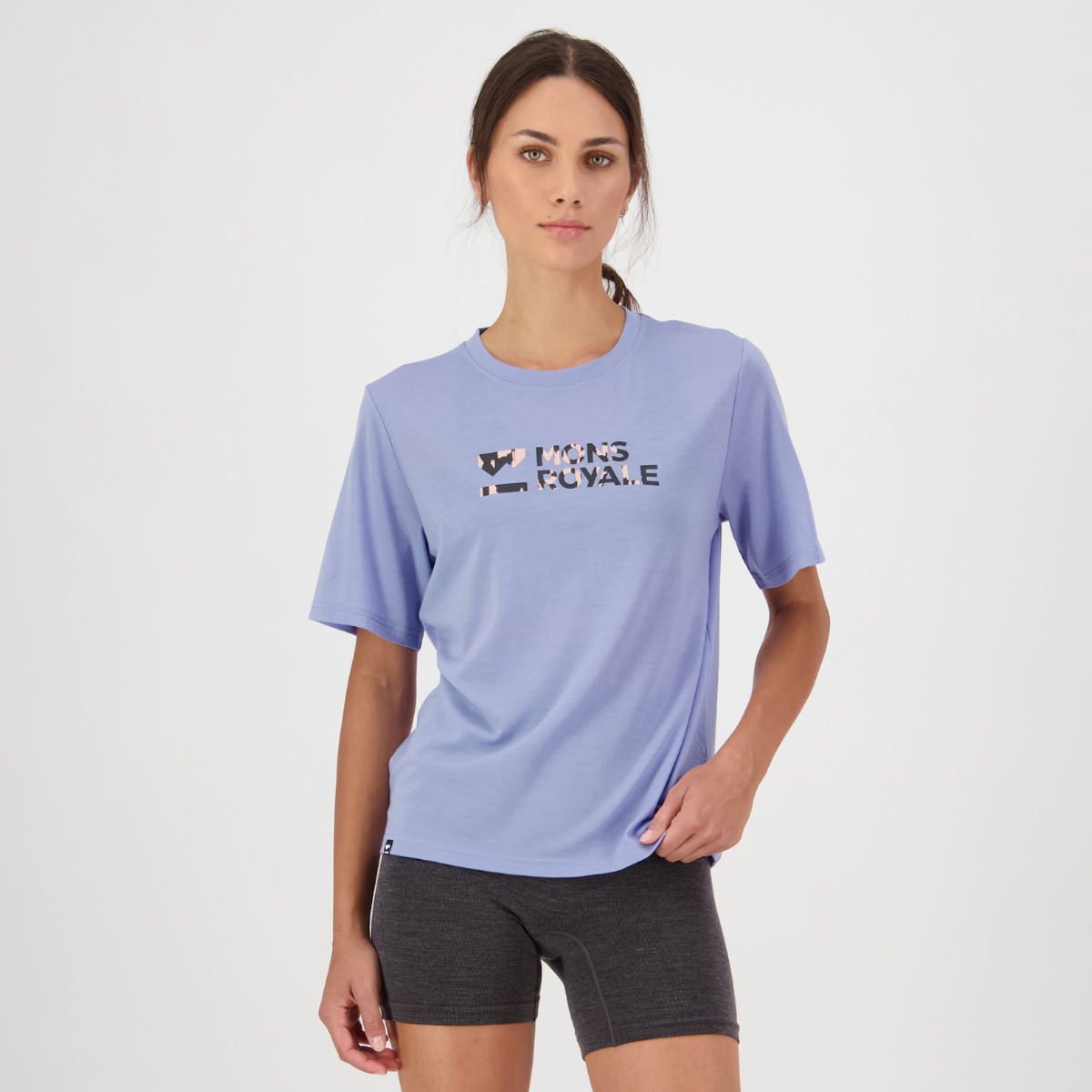 Mons Royale (Sample) - Women's Icon Merino T-Shirt - Skyline - Futureproof.life