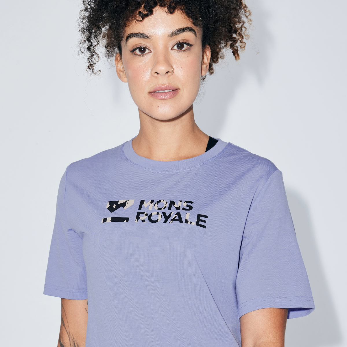 Mons Royale (Sample) - Women's Icon Merino T-Shirt - Skyline - Futureproof.life