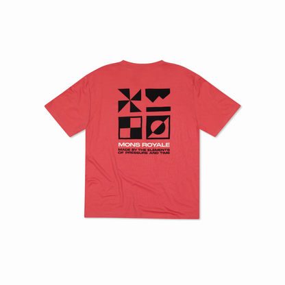Mons Royale (Sample) - Women's Icon Merino T-Shirt - Watermelon - Futureproof.life