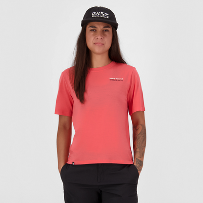 Mons Royale (Sample) - Women's Icon Merino T-Shirt - Watermelon - Futureproof.life
