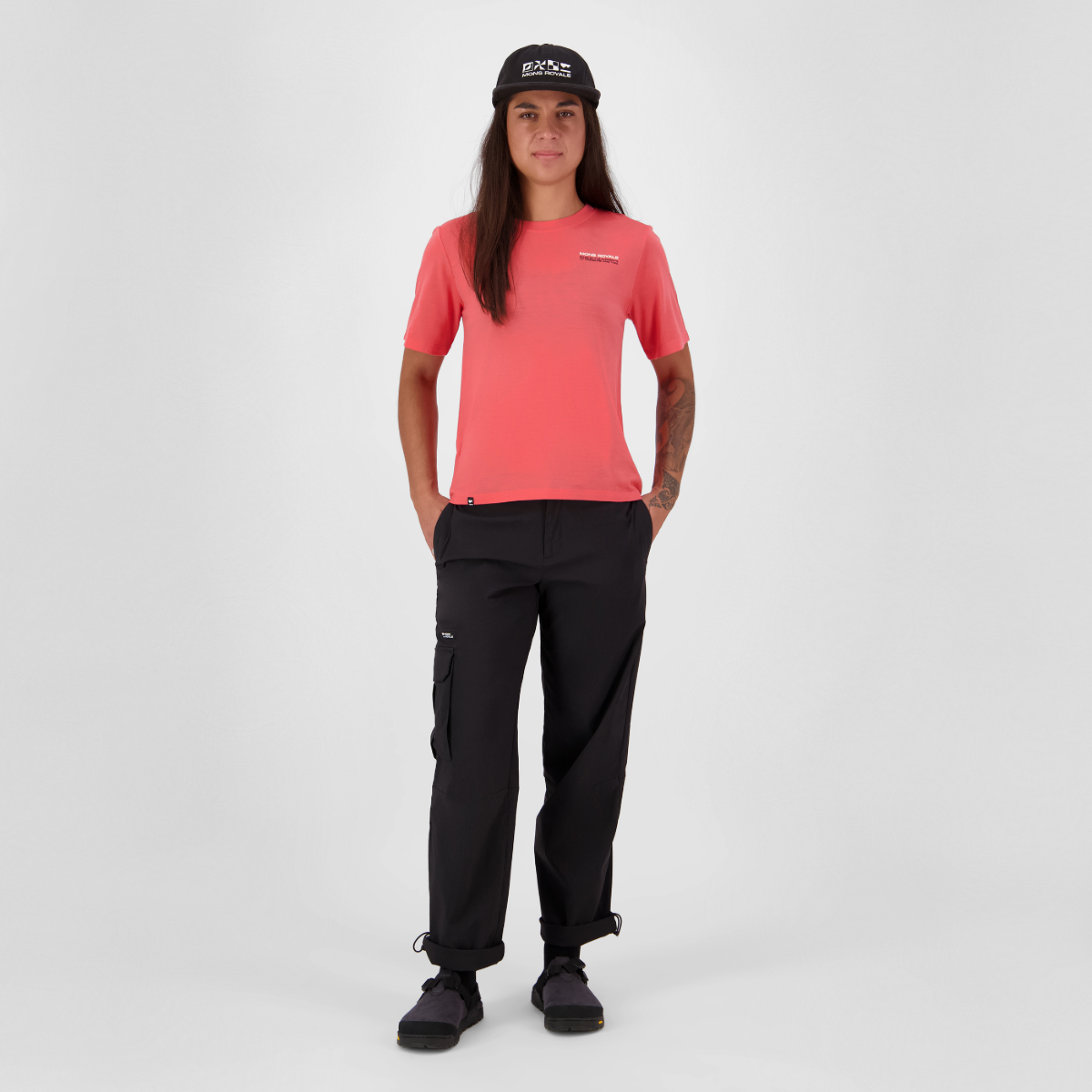 Mons Royale (Sample) - Women's Icon Merino T-Shirt - Watermelon - Futureproof.life