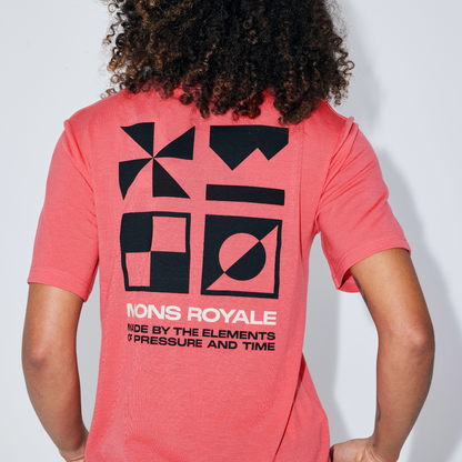 Mons Royale (Sample) - Women's Icon Merino T-Shirt - Watermelon - Futureproof.life