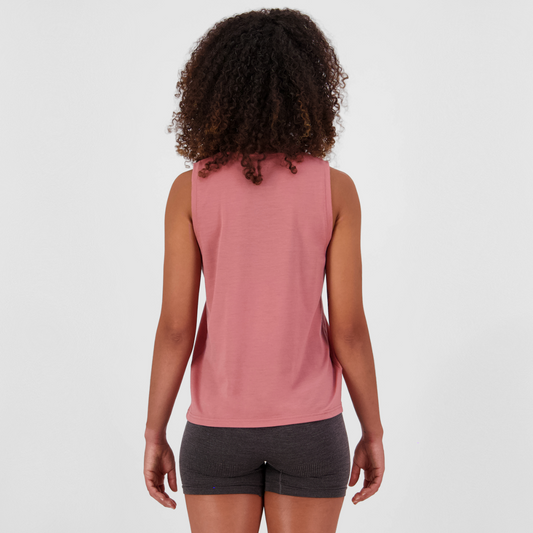 Mons Royale (Sample) - Women's Icon Merino Tank - Canyon Rose