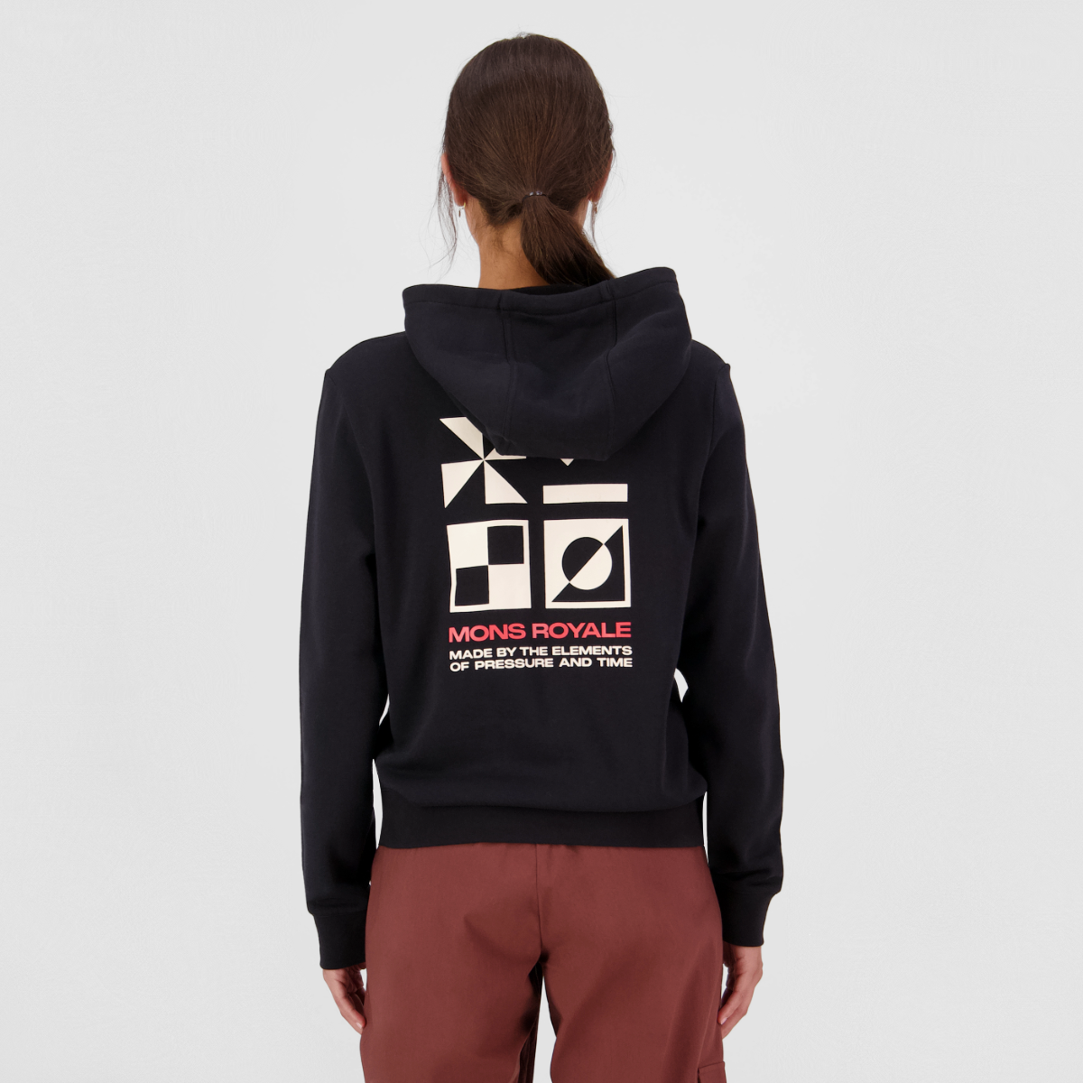 Mons Royale (Sample) - Women's Inversion Merino Hoodie - Black
