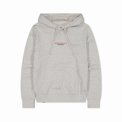 Mons Royale (Sample) - Women's Inversion Merino Hoodie - Light Grey Heather