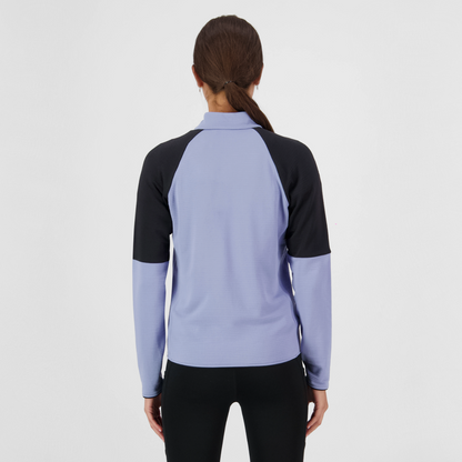 Mons Royale (Sample) - Women's Quad Merino Fleece Jacket - Skyline/Black