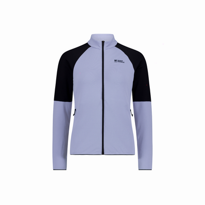 Mons Royale (Sample) - Women's Quad Merino Fleece Jacket - Skyline/Black