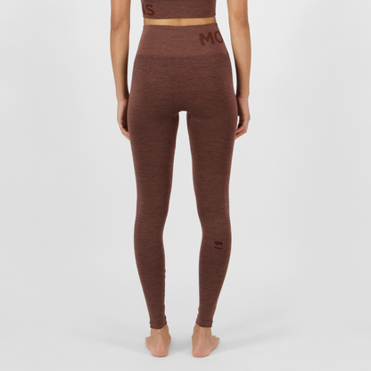 Mons Royale (Sample) - Women's Solace Merino Seamless Legging - Henna