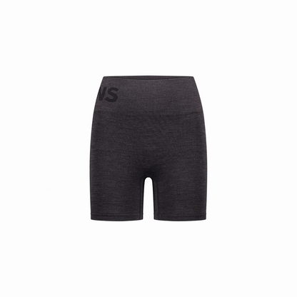 Mons Royale (Sample) - Women's Solace Merino Seamless Shorts - Forged Iron