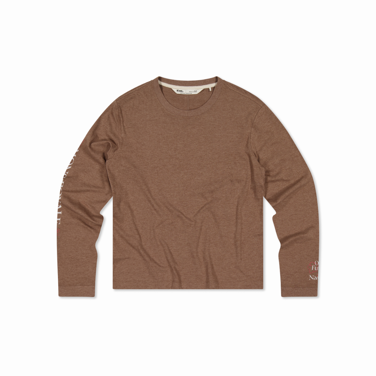 Mons Royale (Sample) - Women's Yonder Merino Organic Cotton Long Sleeve - Mocha