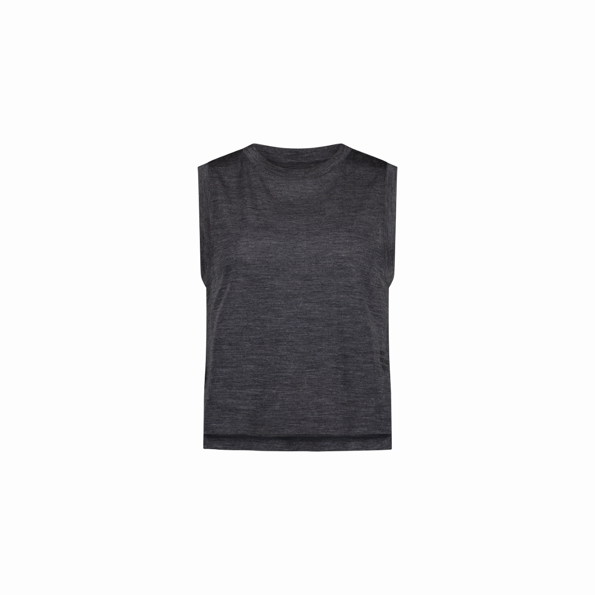 Mons Royale (Sample) - Women's Zephyr Merino Tencel Boxy Tank - Smoke