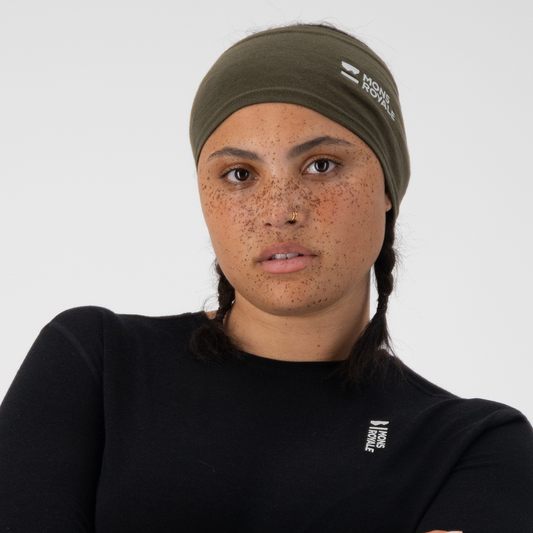 Mons Royale (Sample) - Unisex Haines Helmet Liner - Dark Olive