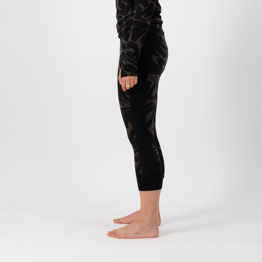 Mons Royale (Sample) - Women's Cascade Merino Flex 200 Legging - Signal Lost Cedar