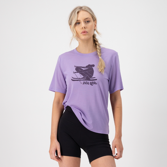Mons Royale (Sample) - Women's Icon Relaxed Tee - Lupin
