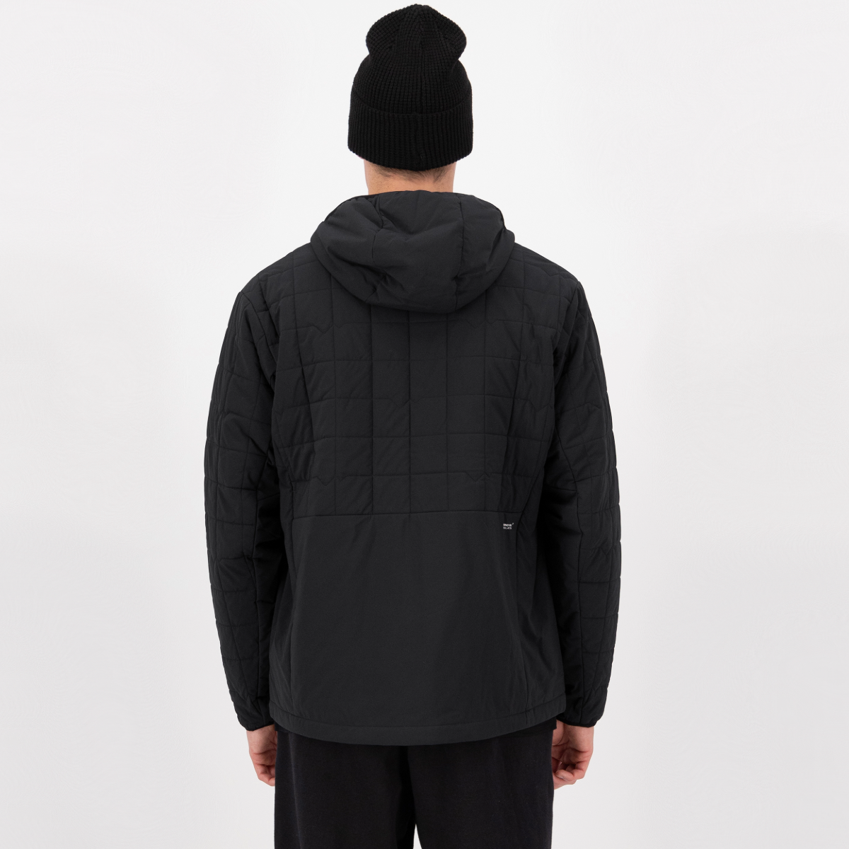 Mons Royale - Men's Canyon Merino Insulated Hooded Jacket - Black - Futureproof.life