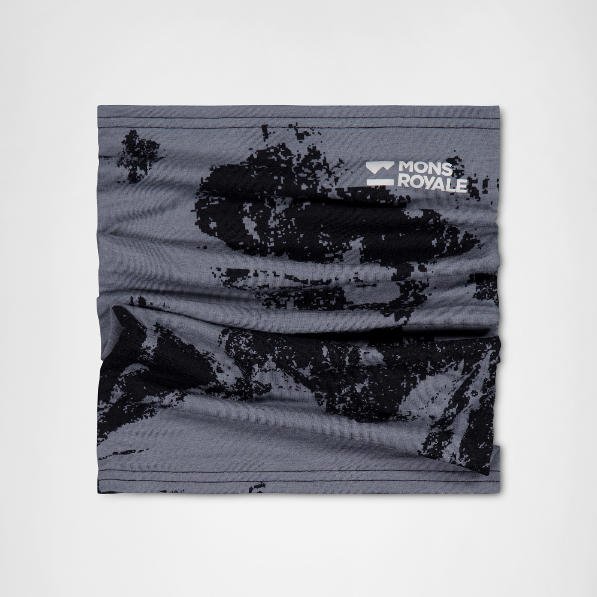 Mons Royale - Unisex Daily Dose Merino Neckwarmer - Mtn Pixel Grey