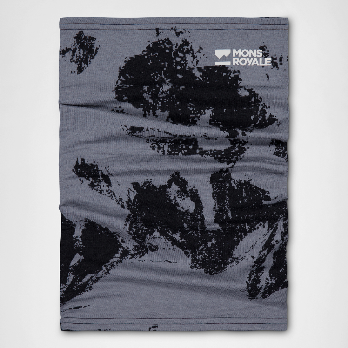 Mons Royale - Unisex Daily Dose Merino Neckwarmer - Mtn Pixel Grey