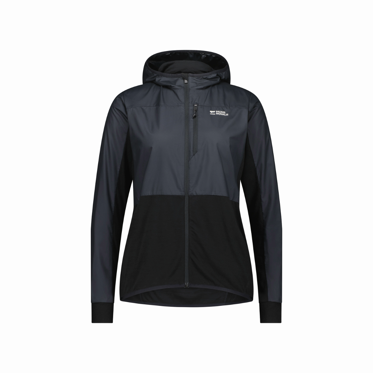 Mons Royale - Women's Diversion Merino Wind Jacket - Black
