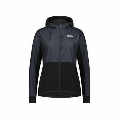 Mons Royale - Women's Diversion Merino Wind Jacket - Black - Futureproof.life