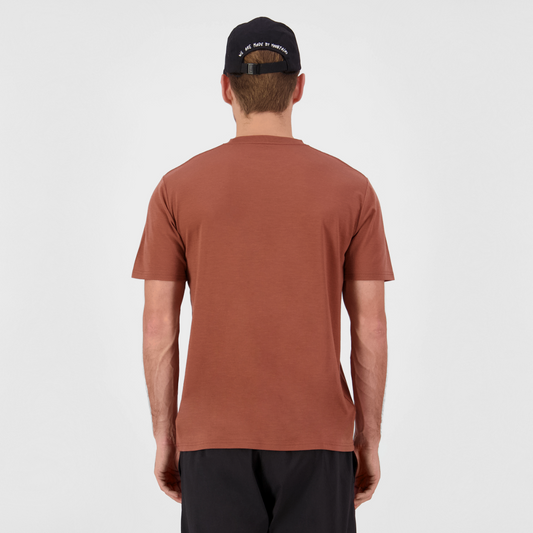 Mons Royale (Sample) - Men's Icon Merino T-Shirt - Cinnamon - Futureproof.life