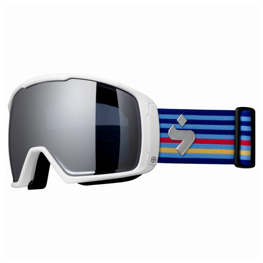 Sweet Protection - Unisex Clockwork MAX RIG Reflect TE Goggle - RIG Obsidian/Satin White/Henrik