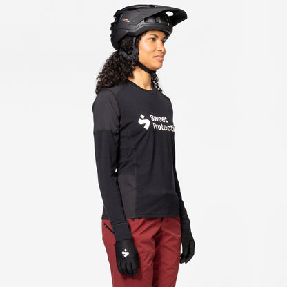 Sweet Protection - Women's Hunter Merino Hybrid LS Jersey - Black
